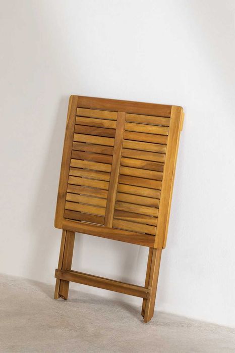 Conjunto de mesa de jardim dobrável Delawer Classic e 2 cadeiras