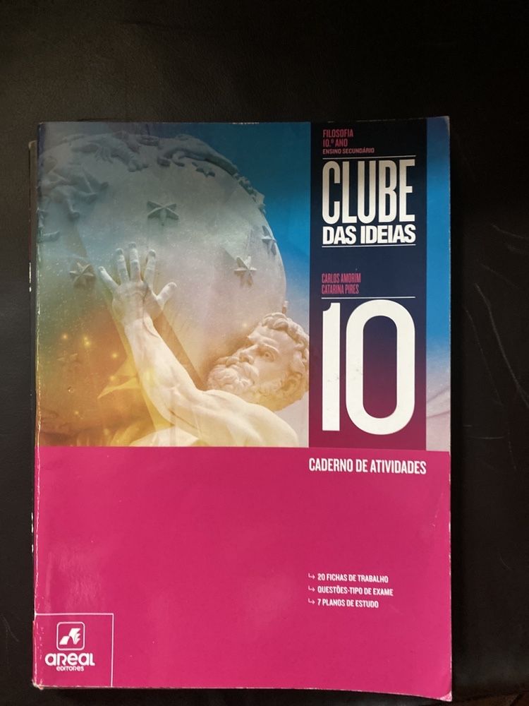 Vendo conjunto de livros Clube das Ideias- Filosofia 10° ano