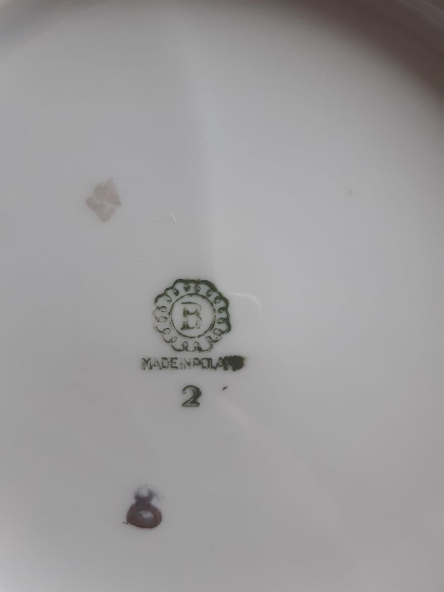 Misy, półmiski, talerzyki porcelana Bogucice