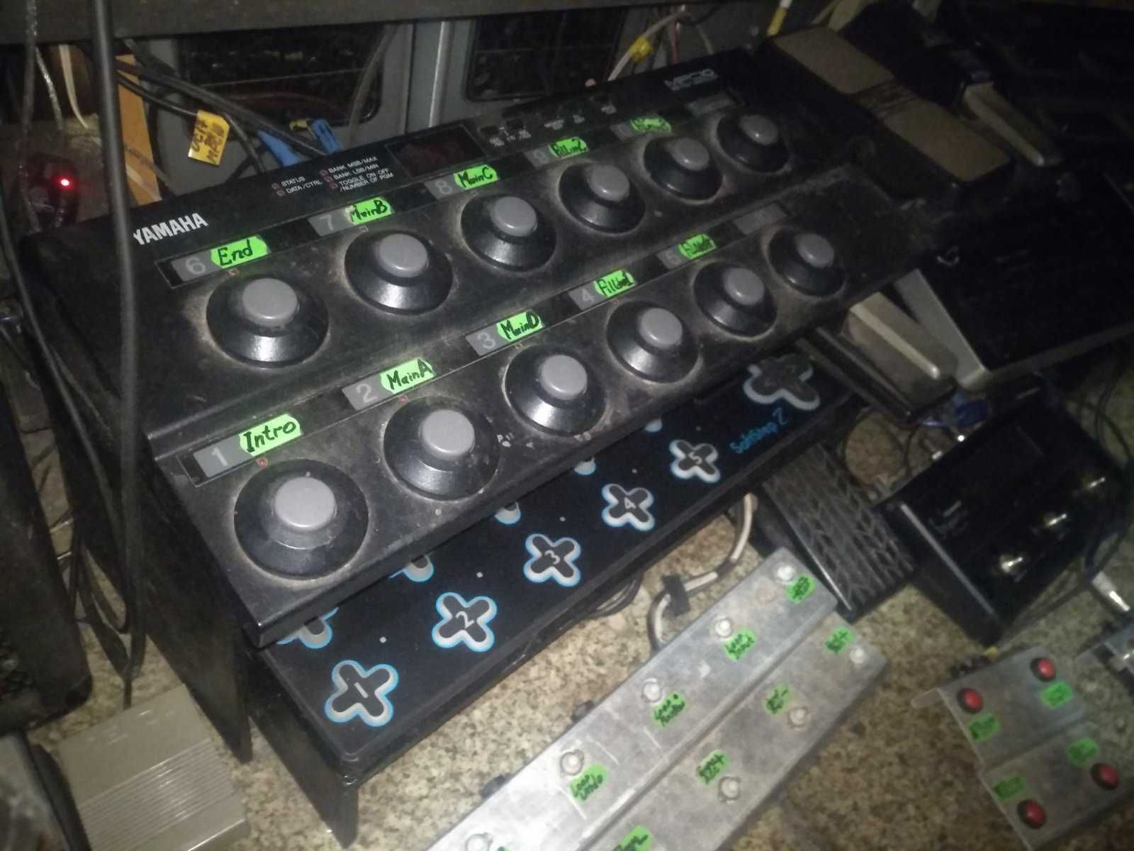 Yamaha MFC10 MIDI фут контролер SysEx PC CC акорди ноти з педалі Обмін