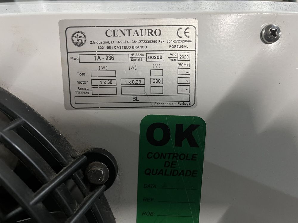 Evaporador Centauro TA-236 baixo perfil