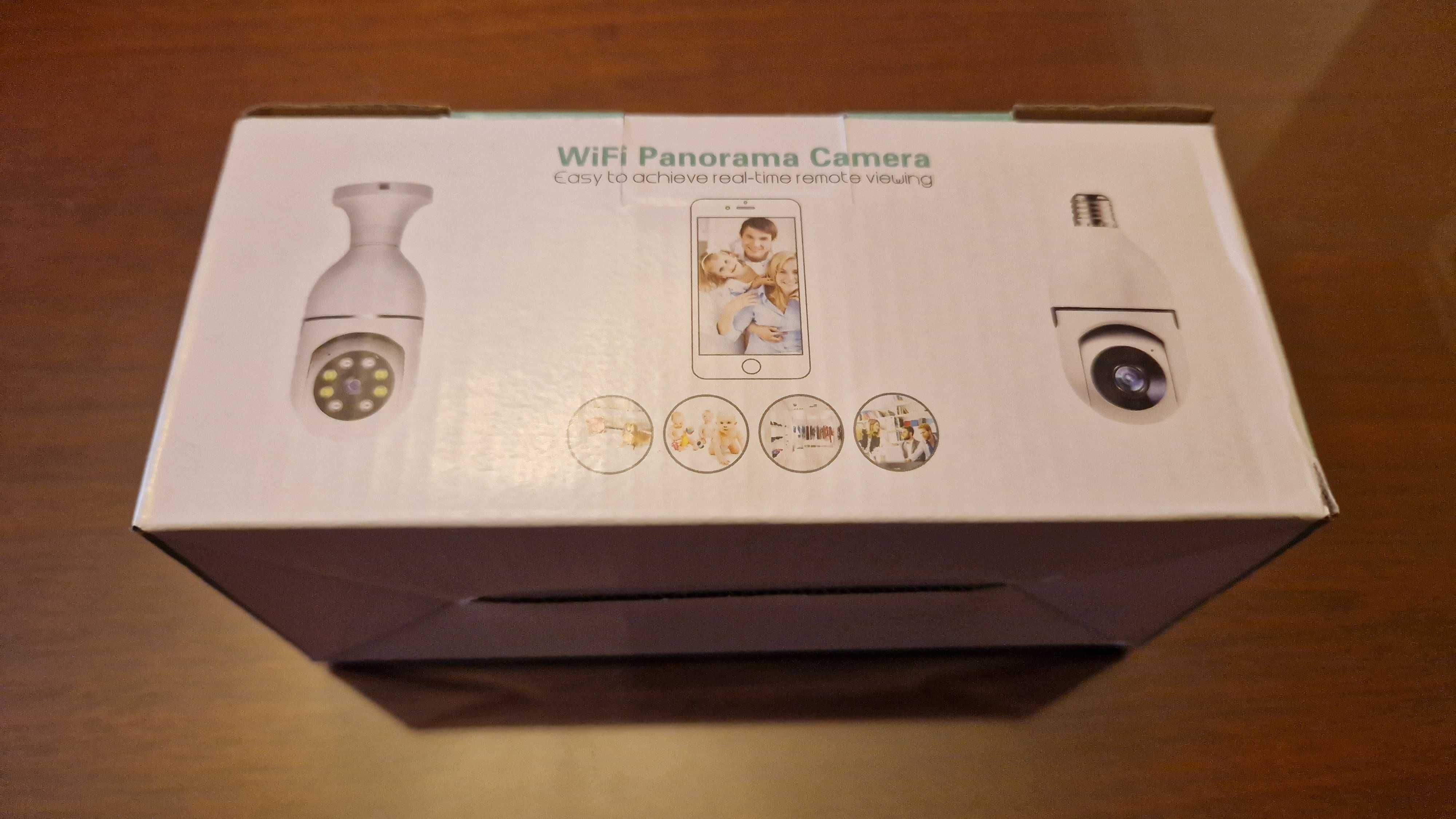 Camara de Segurança para interior Wifi 3MP E27 em forma de Lampada