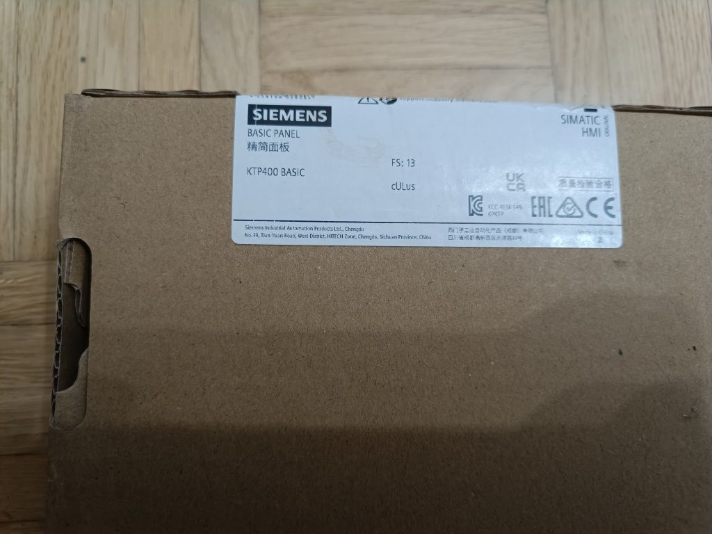 Siemens KTP 400 Basic PN color hmi panel