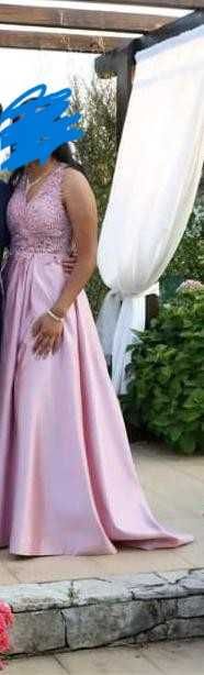 Vestido de Gala rosa velho da IMAGEM
