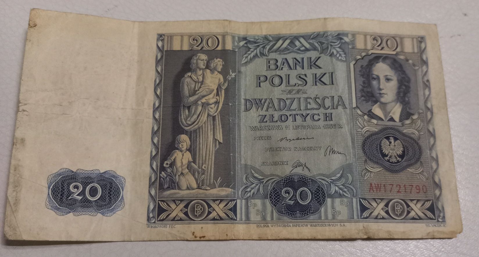 20 złotych 1936 r. Polska