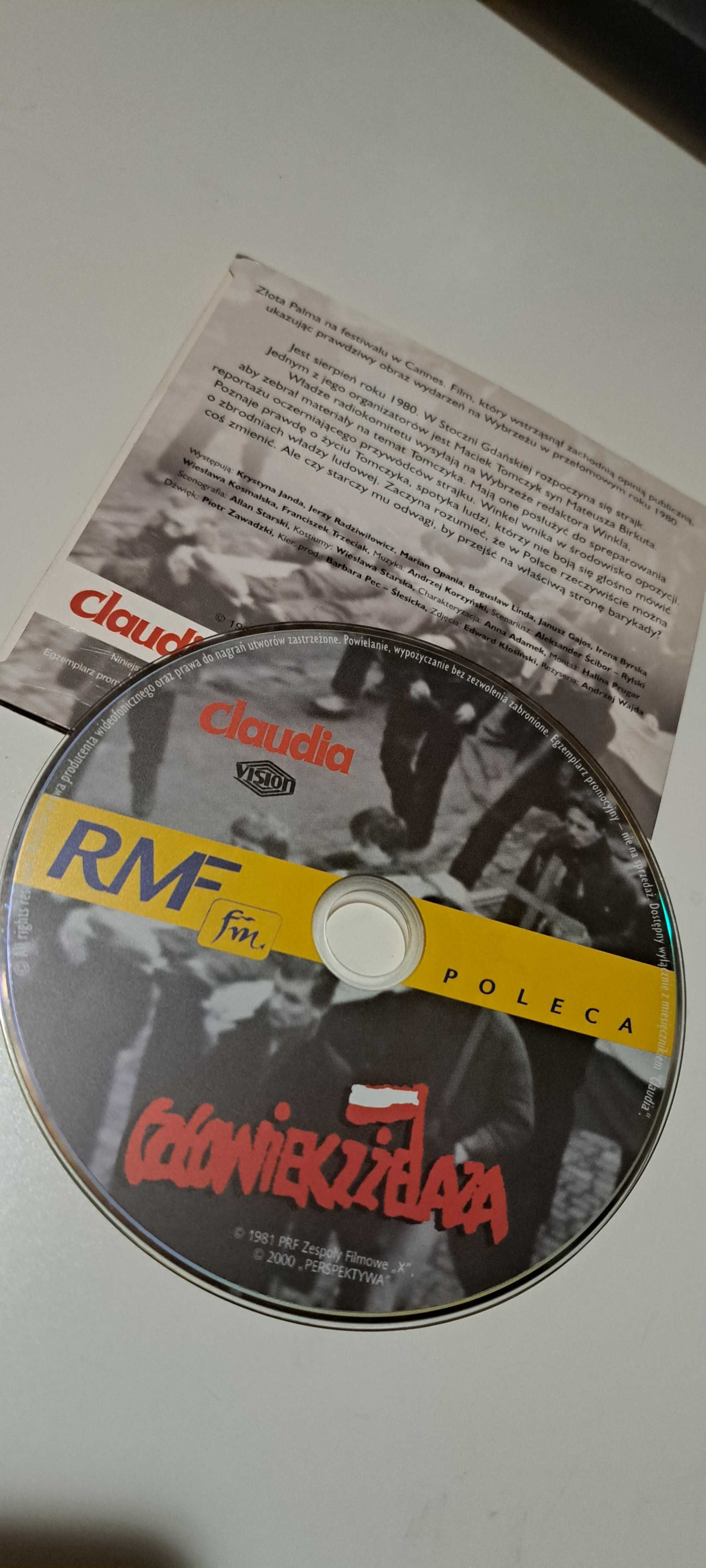 Człowiek z żelaza Andzej Wajda -- film DVD