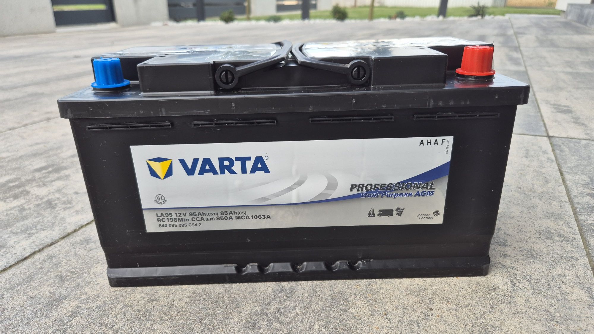Akumulator VARTA 12V AGM 95Ah Professional przyczepa Kamper łódź  bank