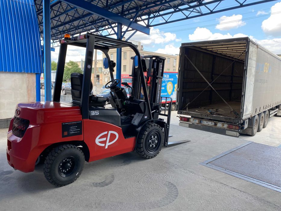 Новий газ-бензин навантажувач ЕР 35T8, 3.5т, 4.8м, двигун Nissan К25