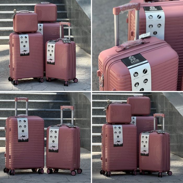 Любые есть!Чемодан Пластик на колесах,валіза,сумка на колесах,дорожная