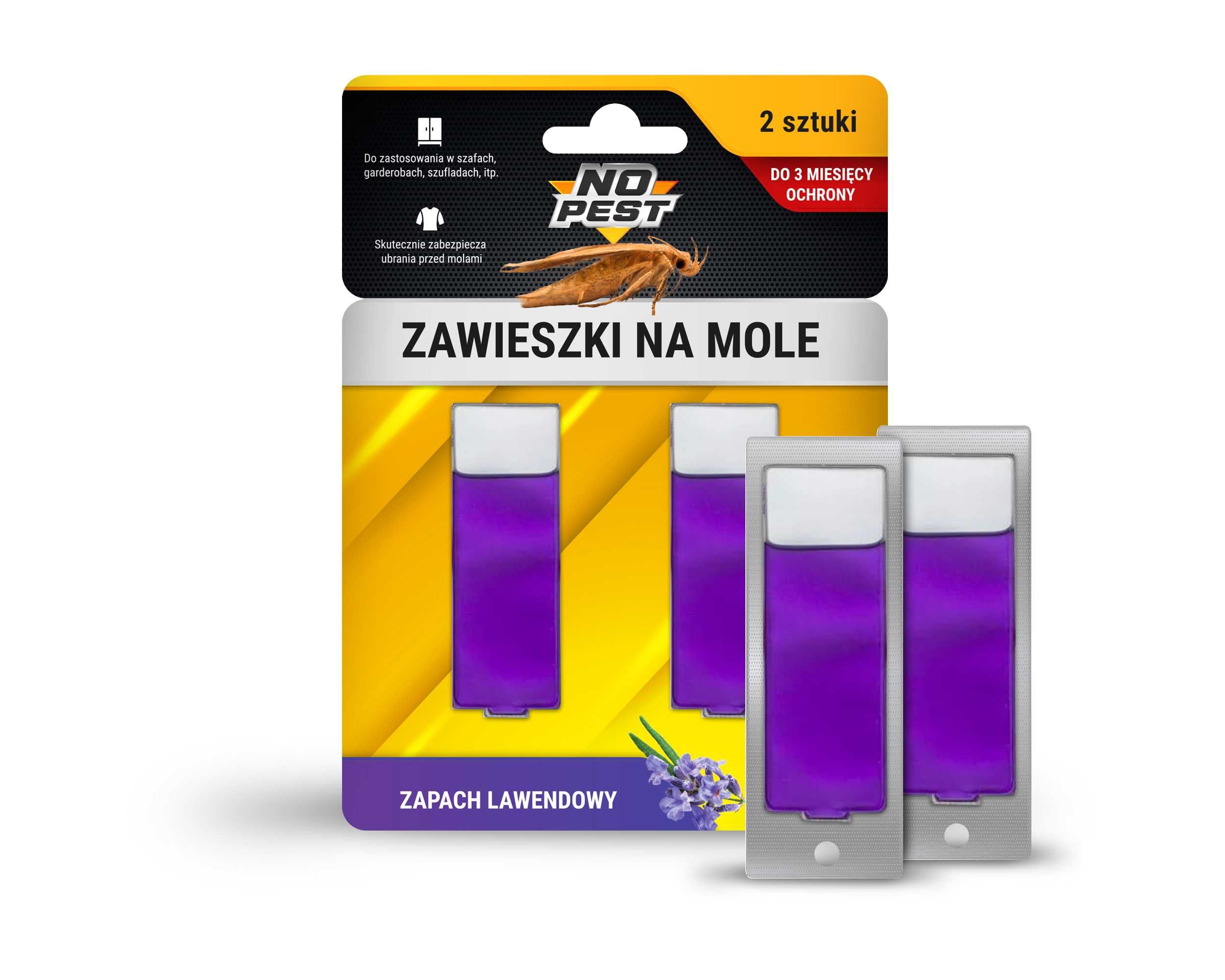 Lawendowa zawieszka na mole No Pest