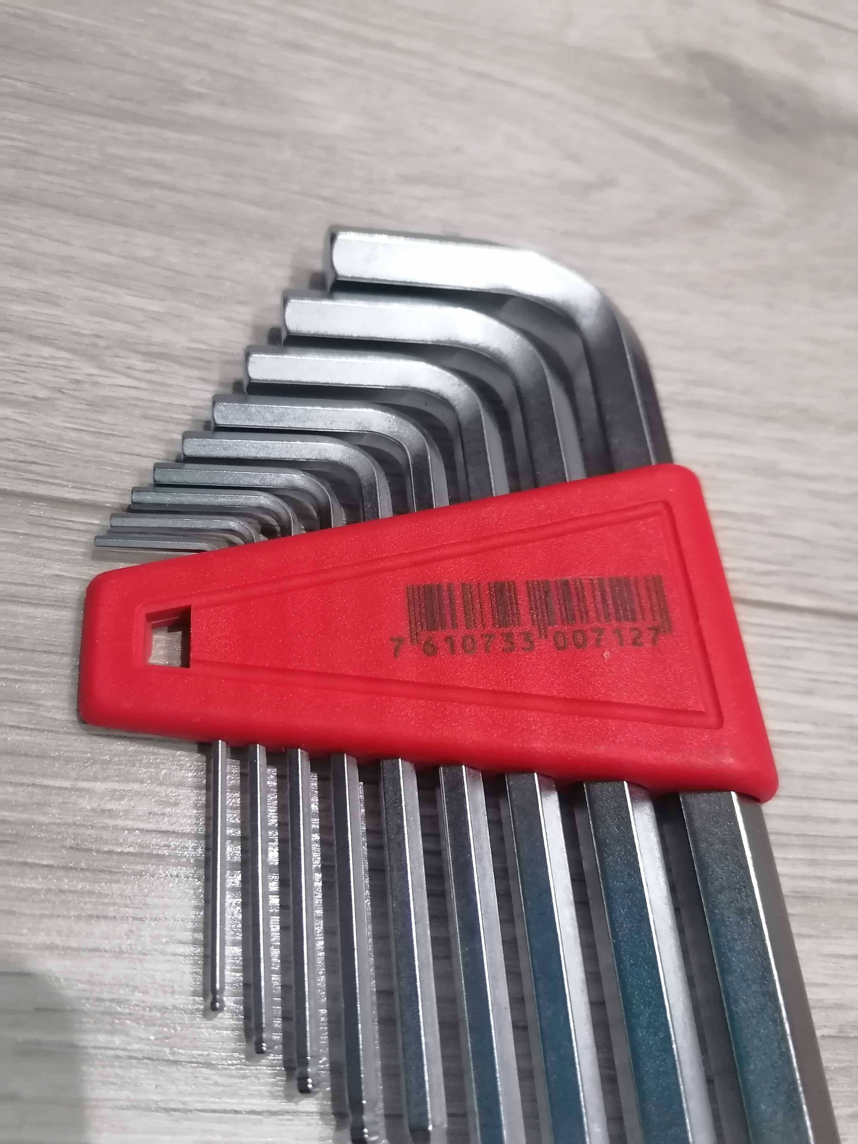Swiss Tools orginalny zestaw kluczy imbusowych 9-częściowy 1,5-10mm PB