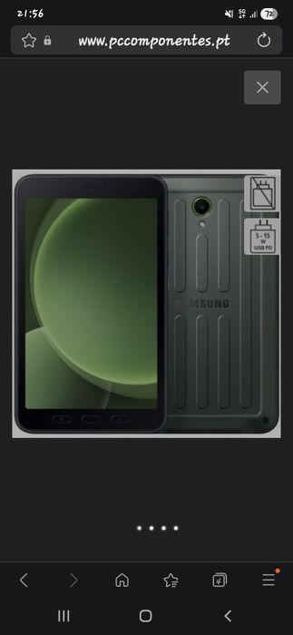 Samsung active 5 como novo