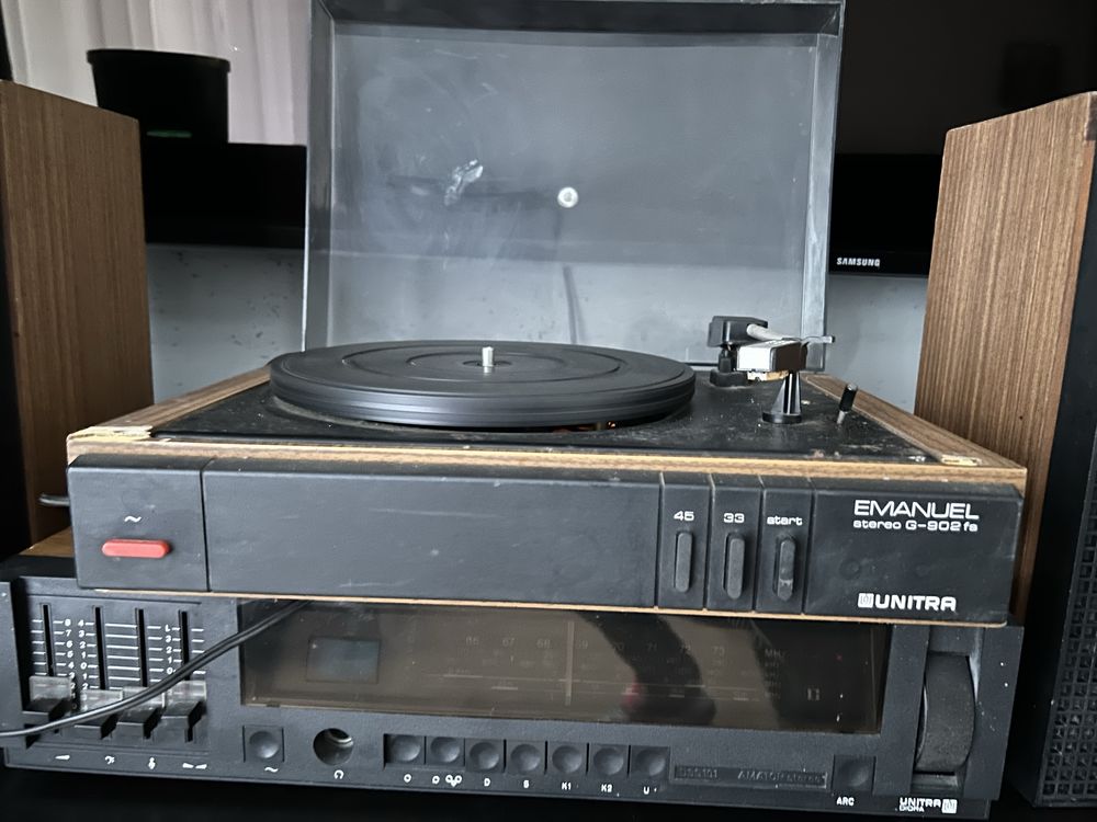 Unitra gramofon radio dwa glosniki