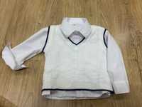 Koszula niemowlęca ze sweterkim 68