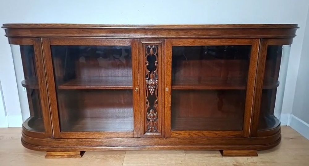 Nadstawka - serwantka witryna art deco