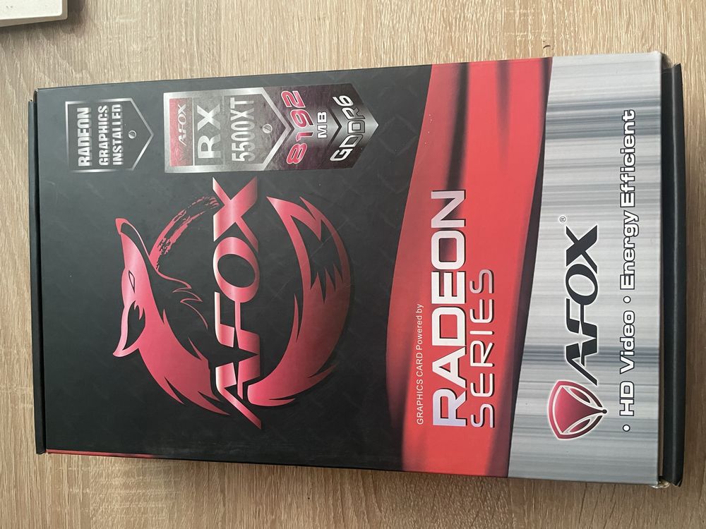 Видеокарта AFOX PCI-Ex Radeon RX 5500 XT 8GB GDDR6 8GB GDDR6 128bit