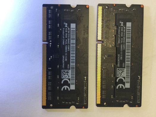 Pamięć RAM 2 x 4GB DUAL DDR3 APPLE IMAC 27 5K LATE 2015  Dwa komlety