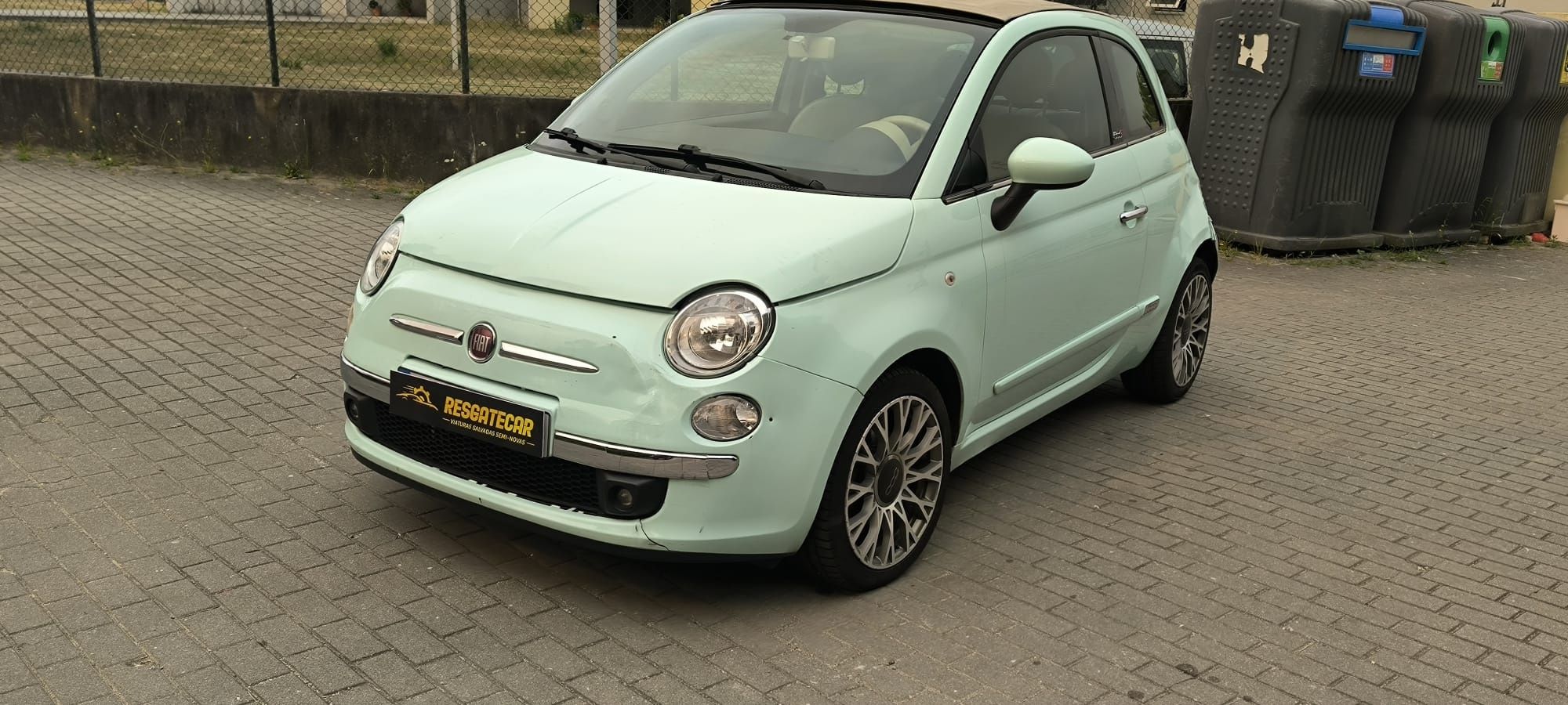 Fiat 500c 1.3 gasóleo salvado
