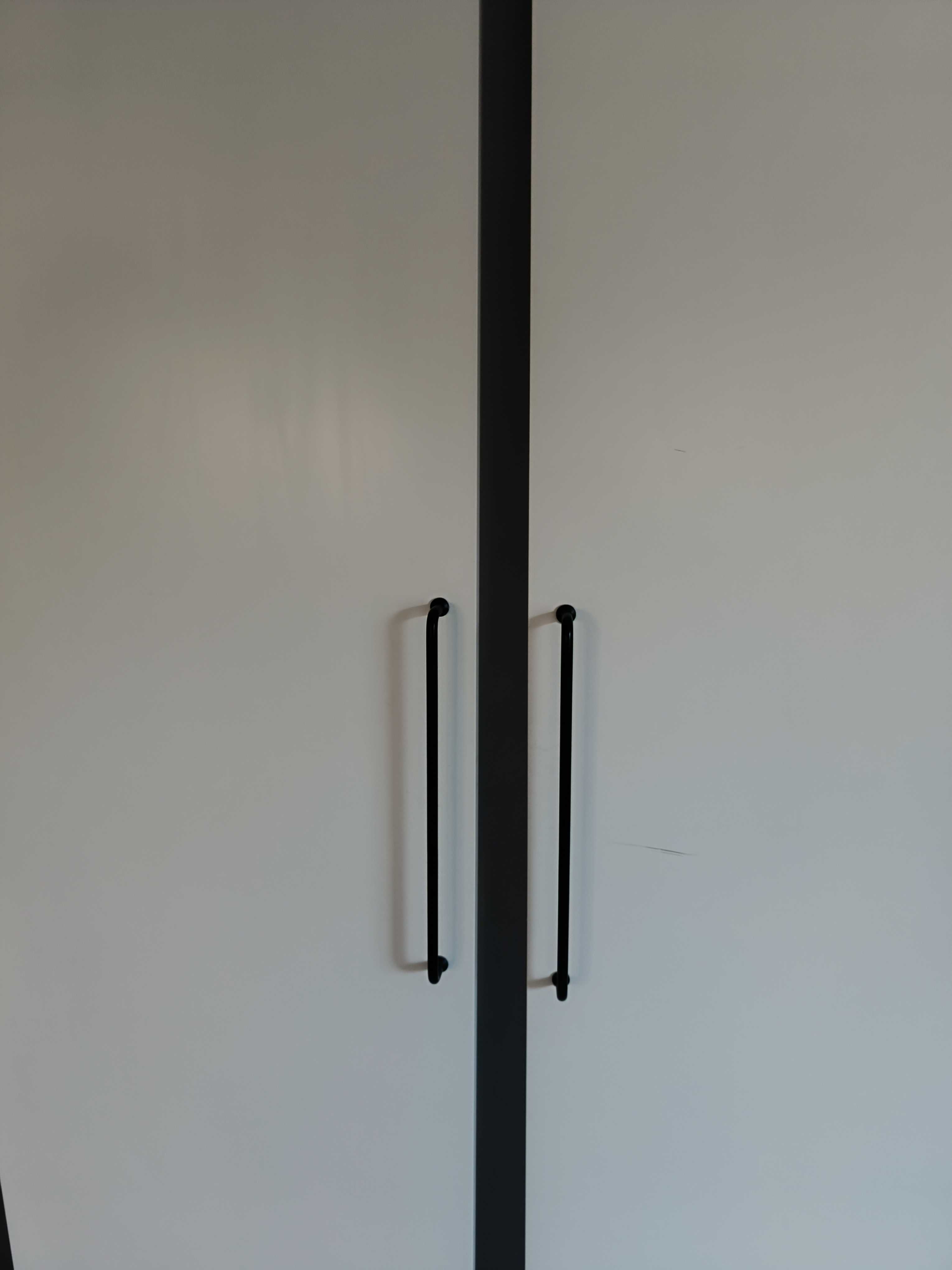 białe drzwi Forsand do Ikea Pax z uchwytami i zawiasami, 4 szt.