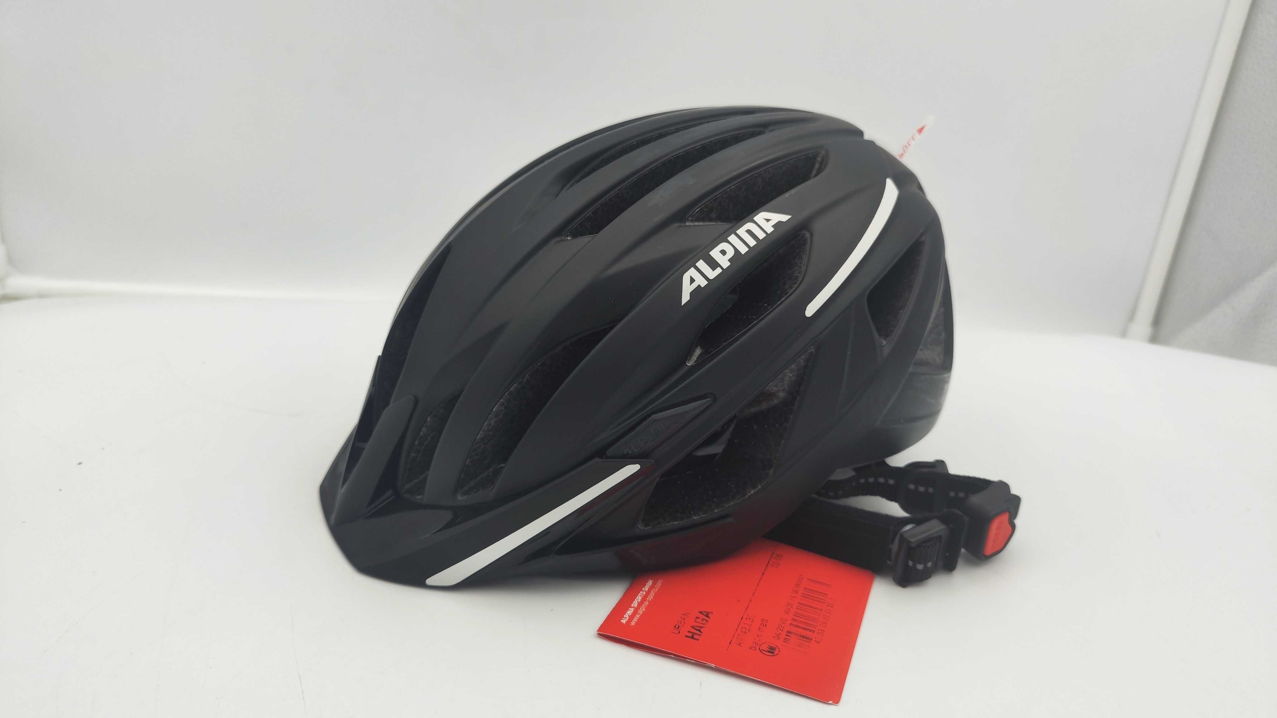 Kask rowerowy Alpina HAGA black matt 51-56 cm (AC23)