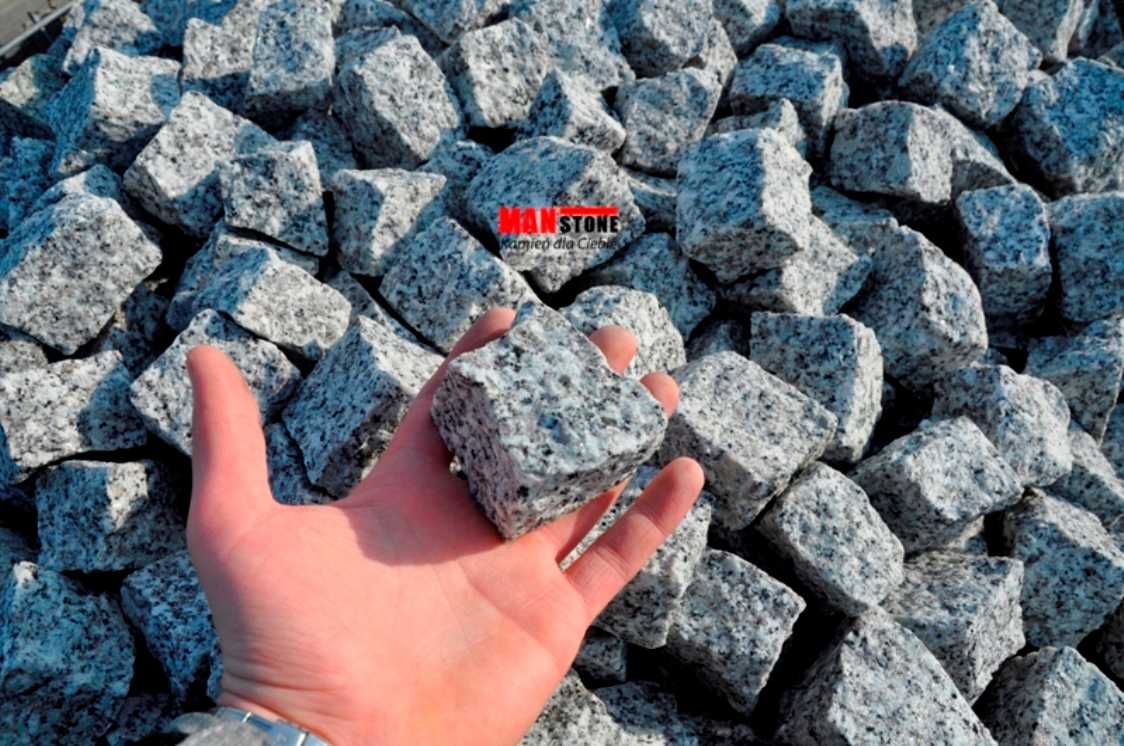 Kostka granitowa szara