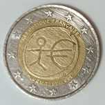 Moeda 2€ com erro de cunhagem