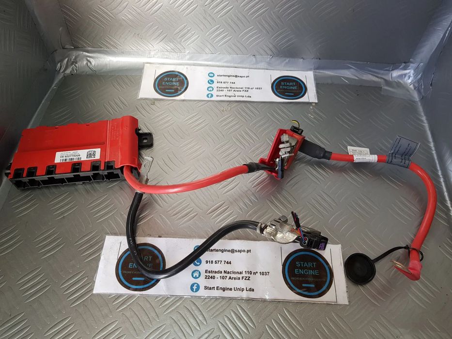 Cabo da bateria Bmw positivo e negativo Serie 3 F30 F31 Serie 1 F20 F21 Serie 4 F33 F36 F34 F32 118d 120d 420d 425d 318d 320d 325d