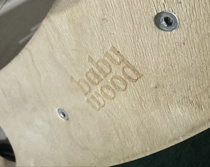 Bujak drewniany Baby Wood M z poduchą + zjeżdżalnia