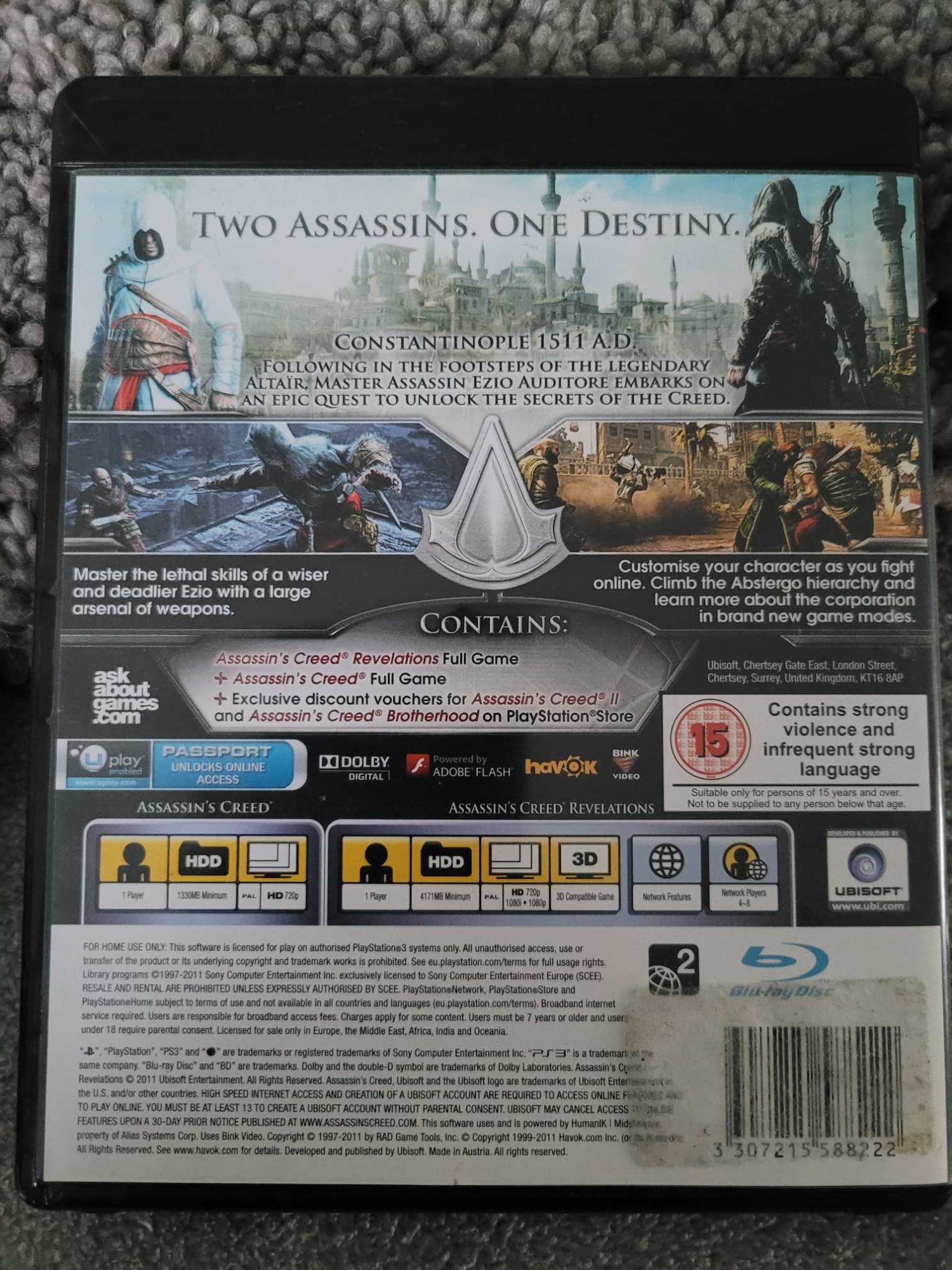 Assassin creed revelations PS3 gra Playstation