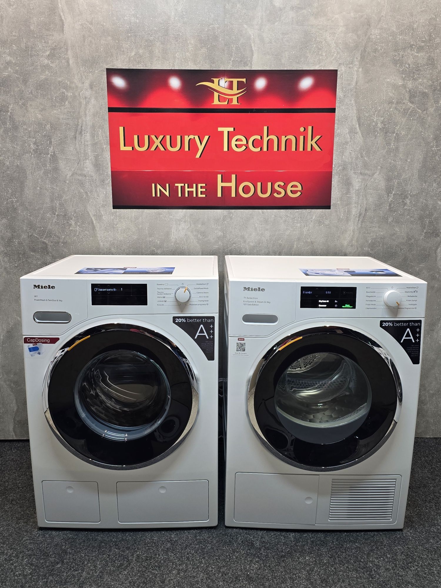 Новий комплект пралка Miele WWI860 і сушильна машина Miele TWL680 2025
