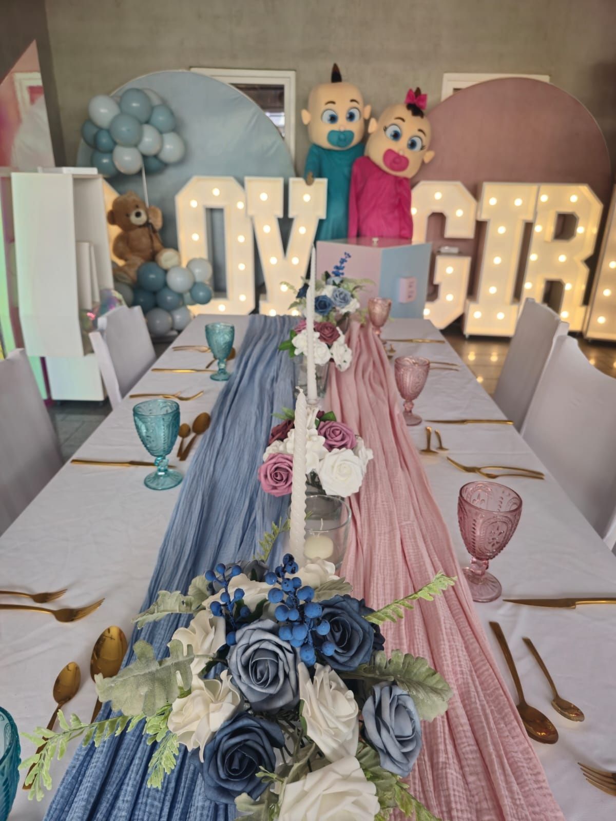 Show fumaca cha de revelacao gender reveal baby party