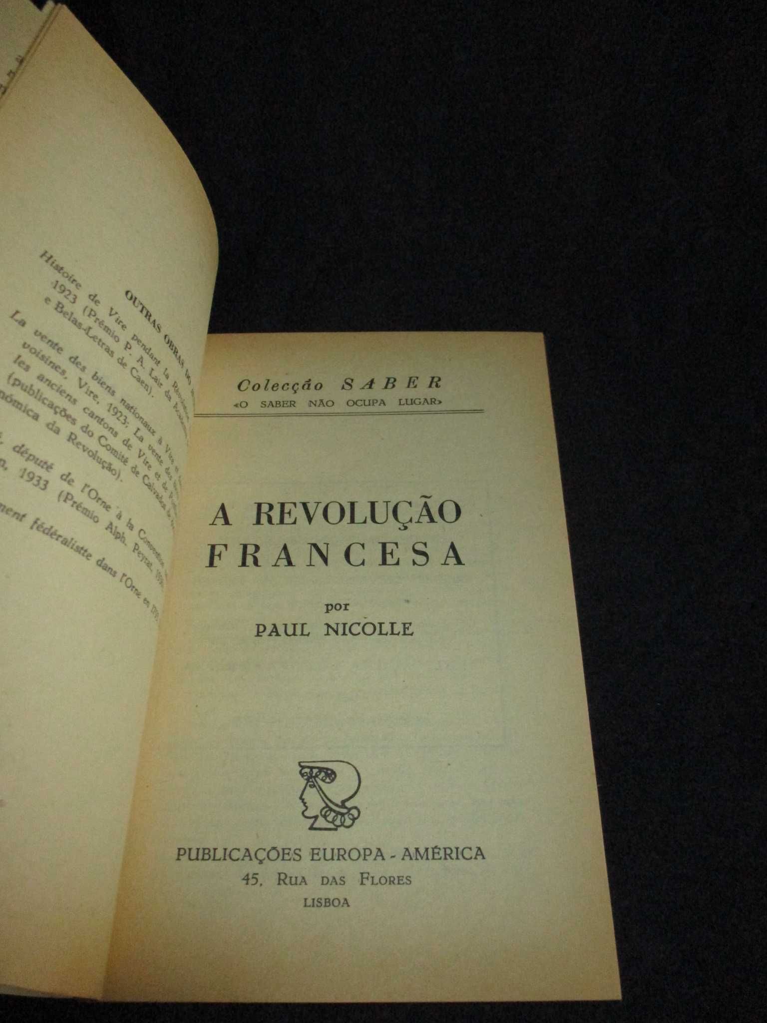 Livro A Revolução Francesa Paul Nicolle