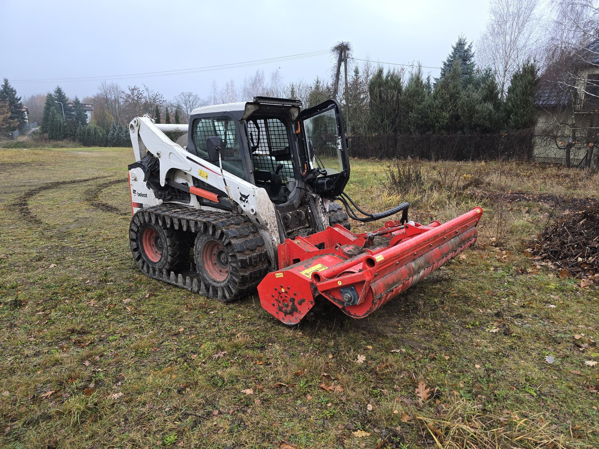 Mulczer leśny Bobcat, mulczowanie, karczowanie, mulczer wgłębny.