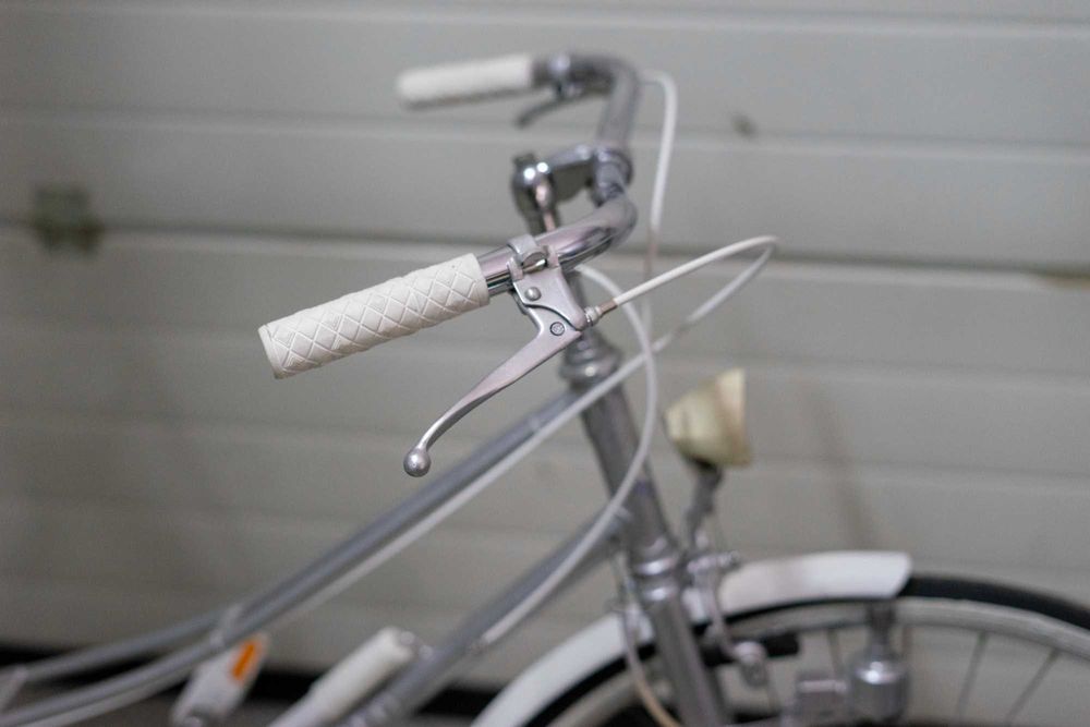 Rower Capriolo Retro Vintage Damka 27 Przerzutki biało srebne