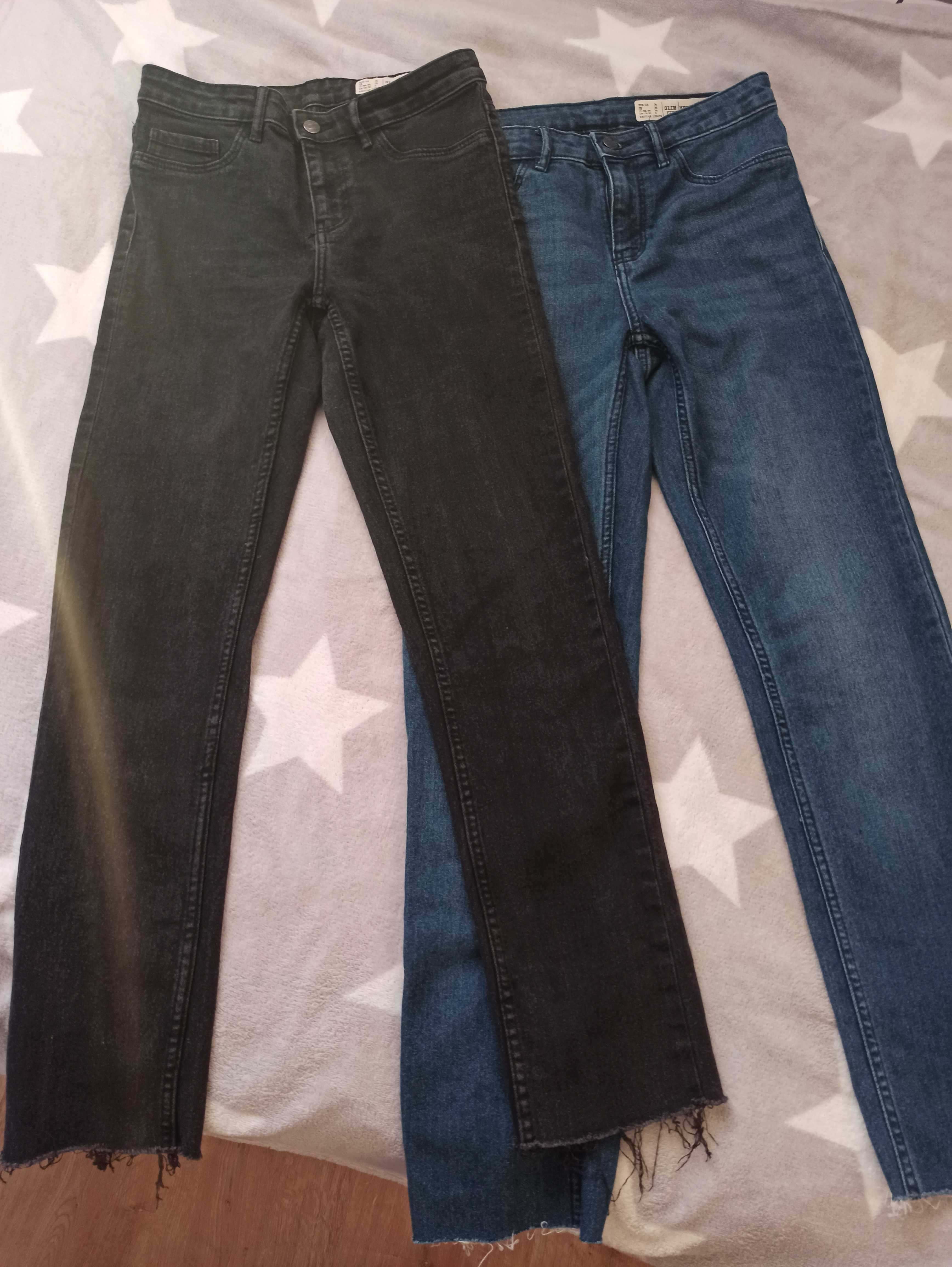 Spodnie jeans  rozmiar 36, dwie pary