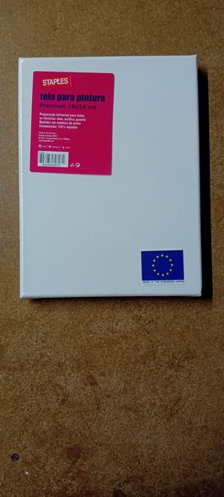 1 Tela de Pintura (18 x 24 cm)