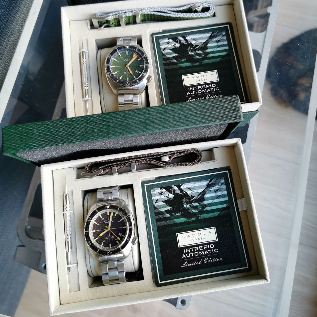 Zegarek męski Cadola Intrepid Automatic (stormy green)