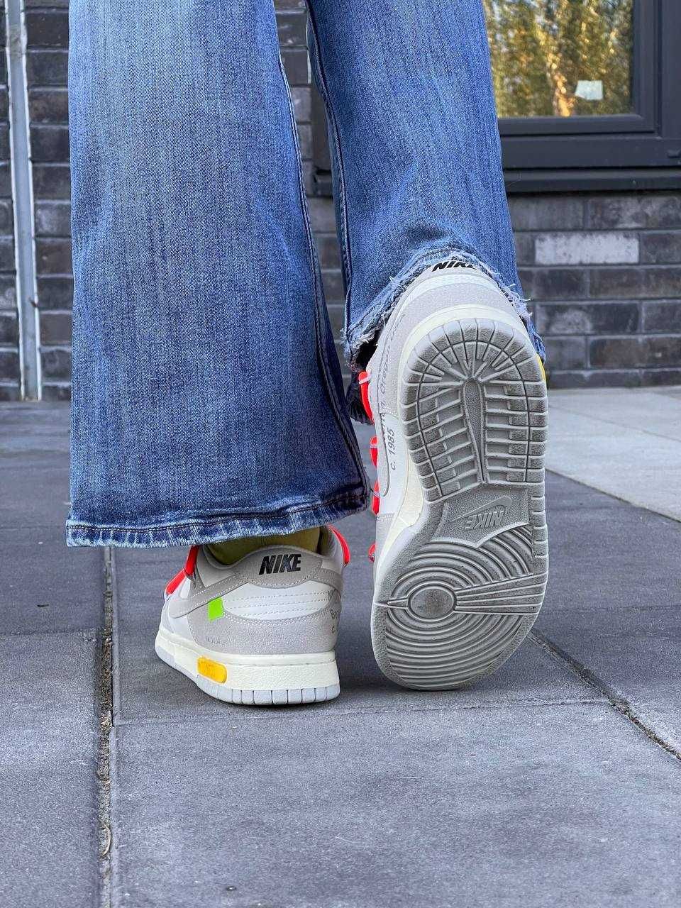 ЗНИЖКА! 37(23,5 м) Nike SB Dunk Off-White Lot 38 офф вайт найк сб данк