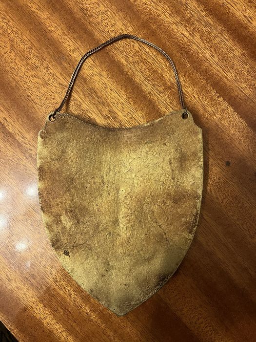 Duży ryngraf Matka Boska Częstochowska z orłem, sztandarami