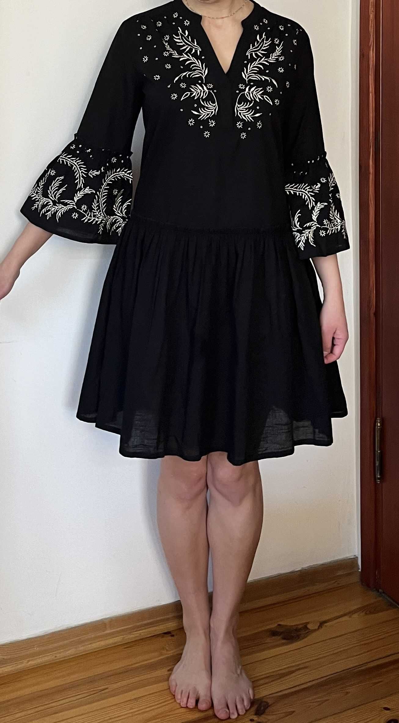 Bawełniana luźna sukienka
