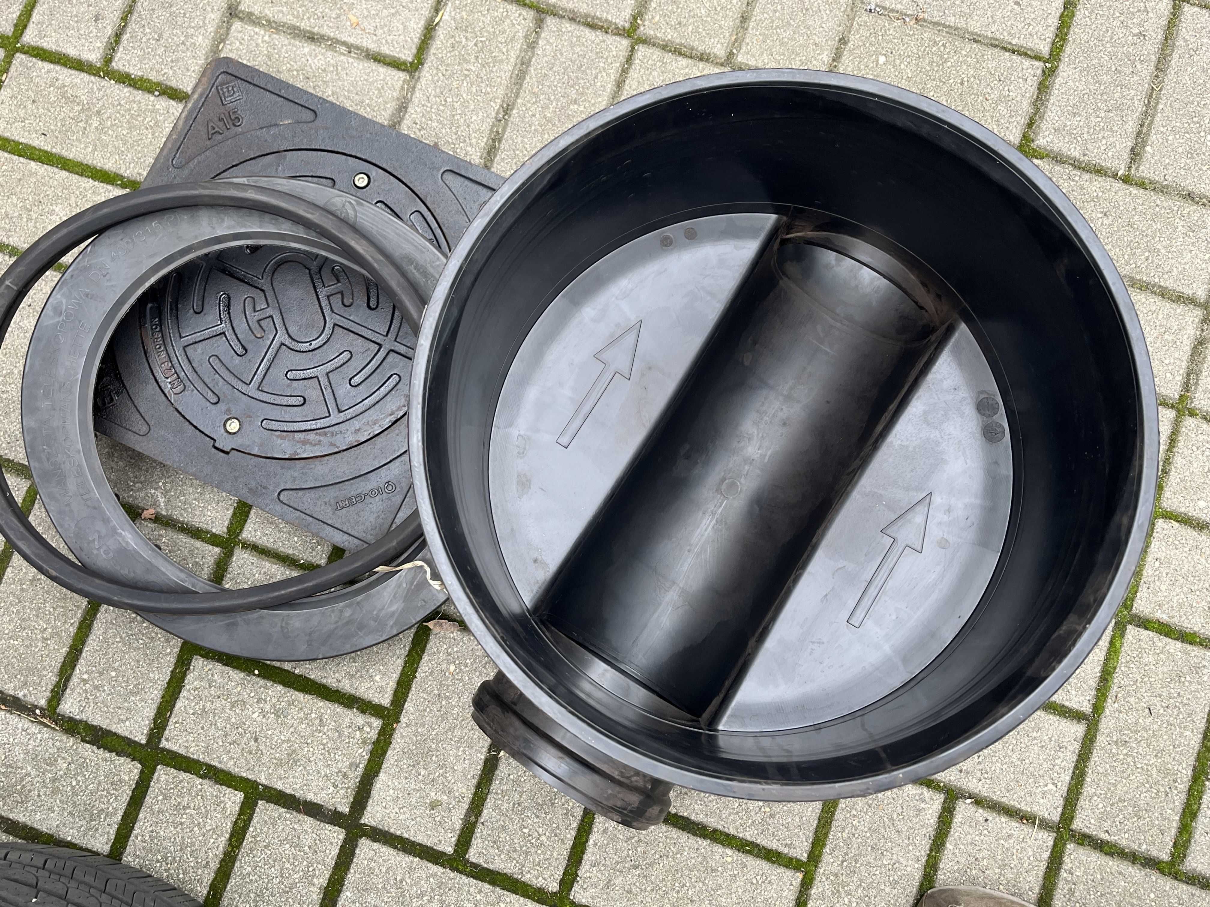 kineta PP 400x160 przelotowa Wavin właz żeliwny uszczelka manszetowa