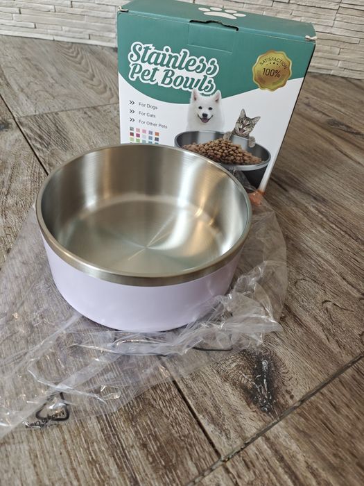 Miska dla psa kota stal nierdzewna Antypoślizgowa.