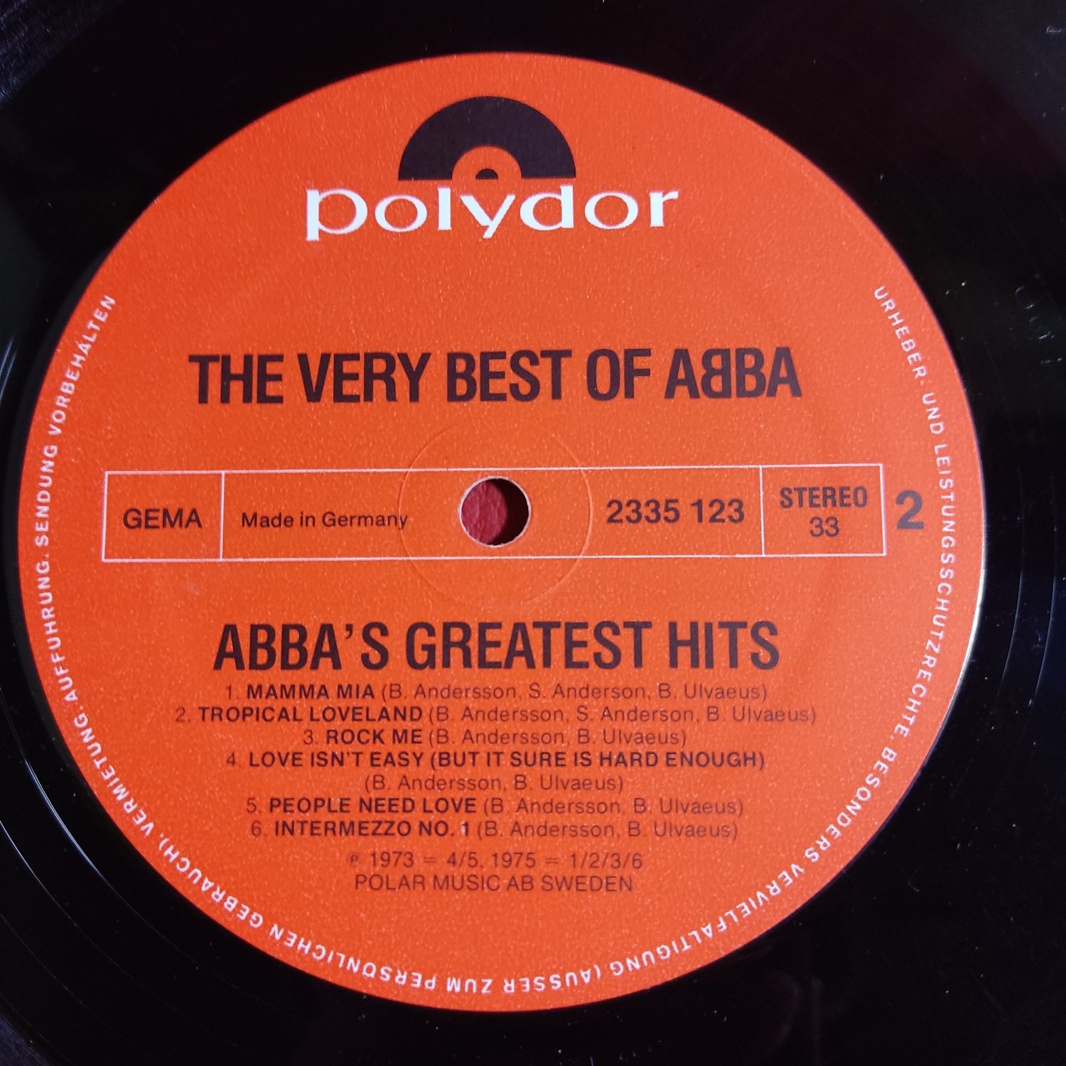 ABBA - Вінілові платівки.Збірники.Germany.1975/76.