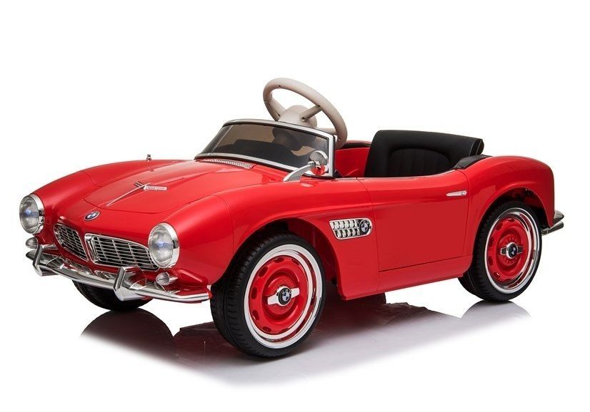 Auto Na Akumulator Bmw Retro Czerwone Lakierowane