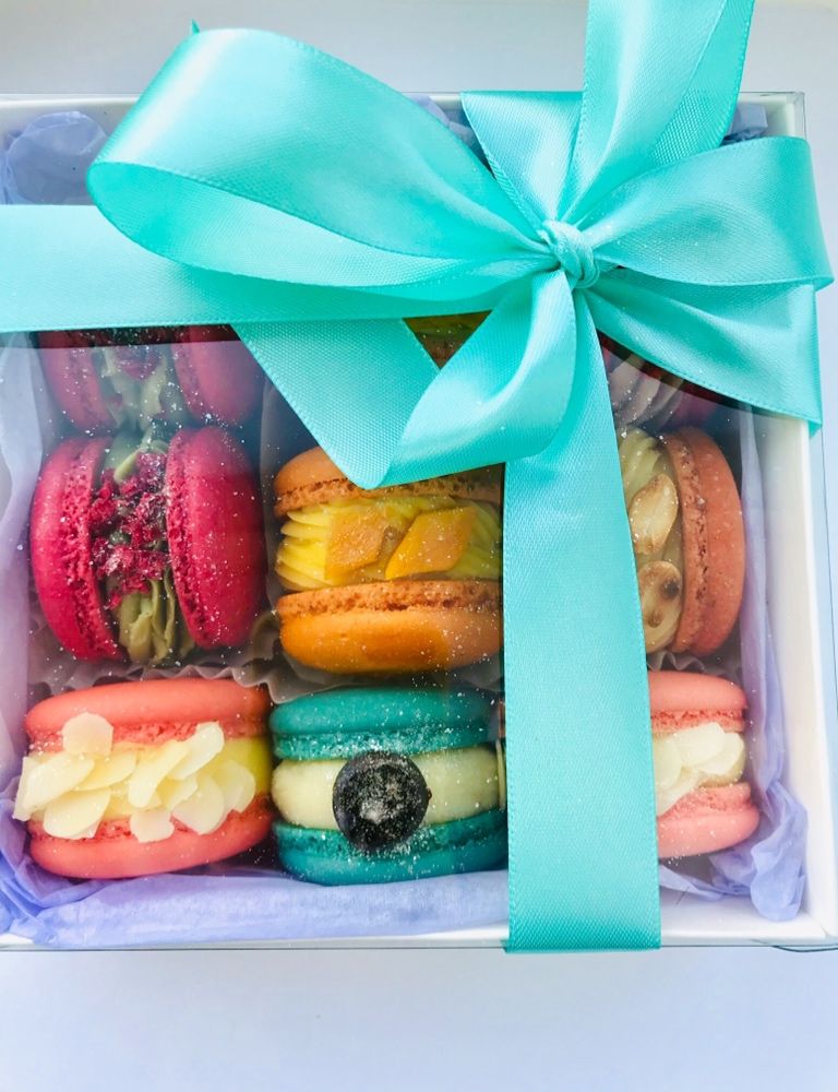 Десерти Макарон Macarons  торт куб