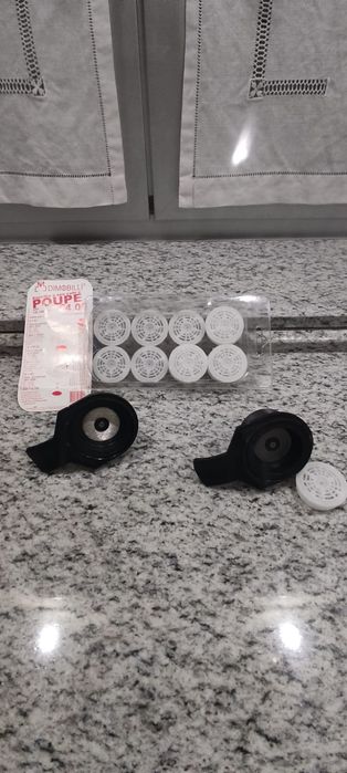 Punhos máquina café Dimobilli com cápsulas reutilizáveis