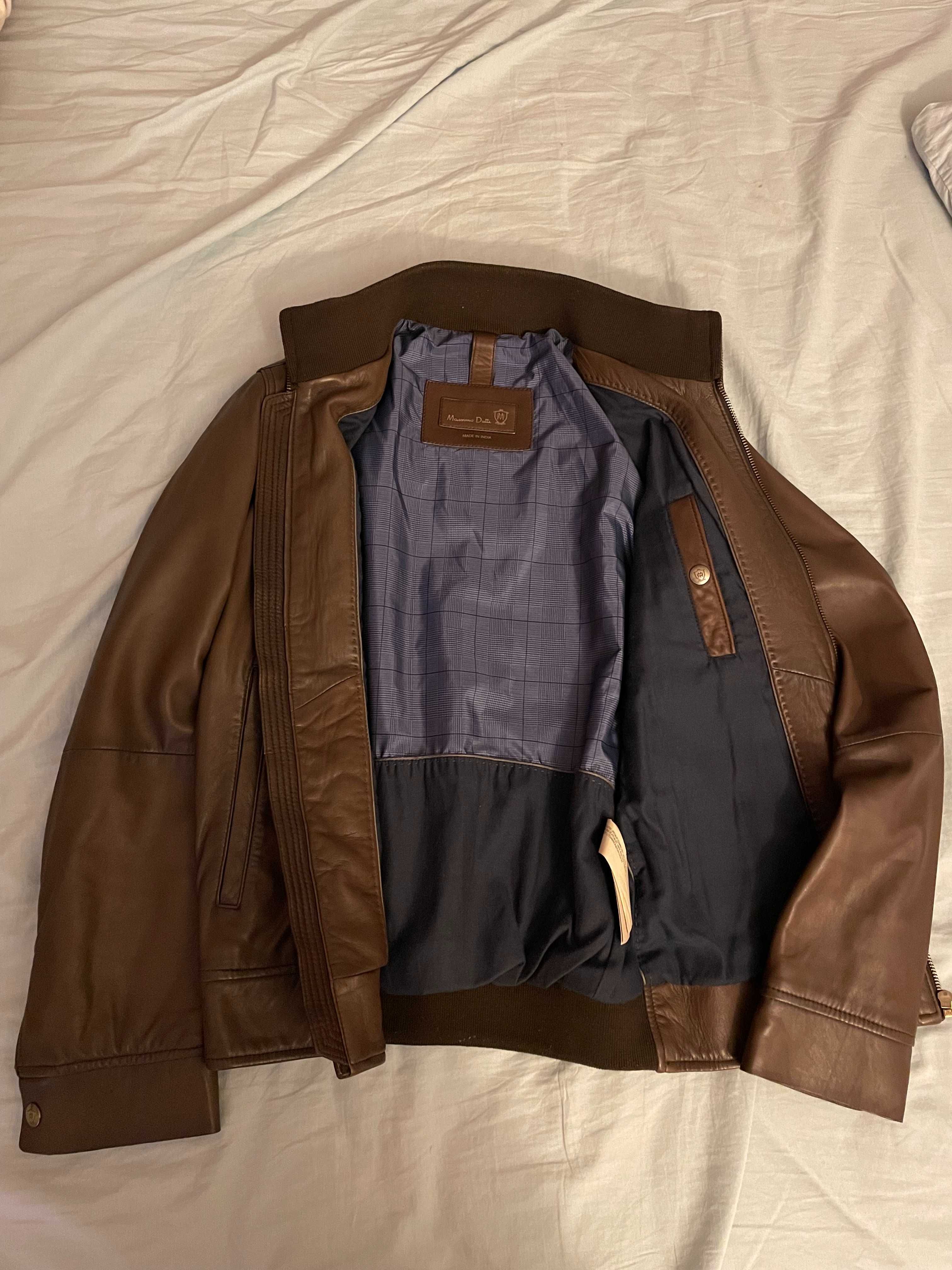 Casaco de pele | Massimo Dutti | Homem | Tamanho S