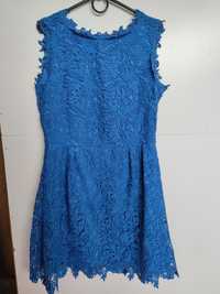 Святкове нарядне синє плаття сукня