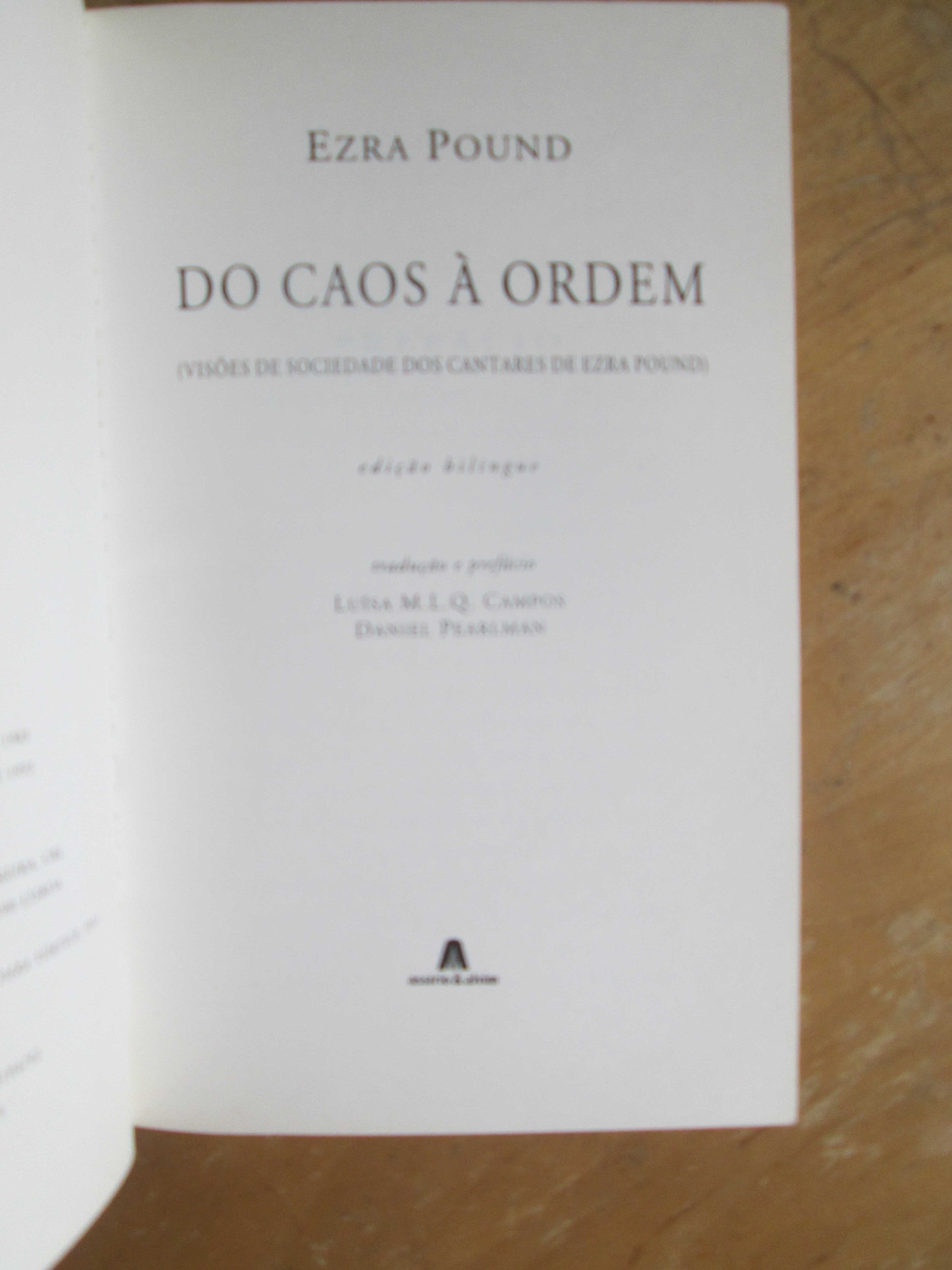 Do Caos à Ordem, de Ezra Pound
