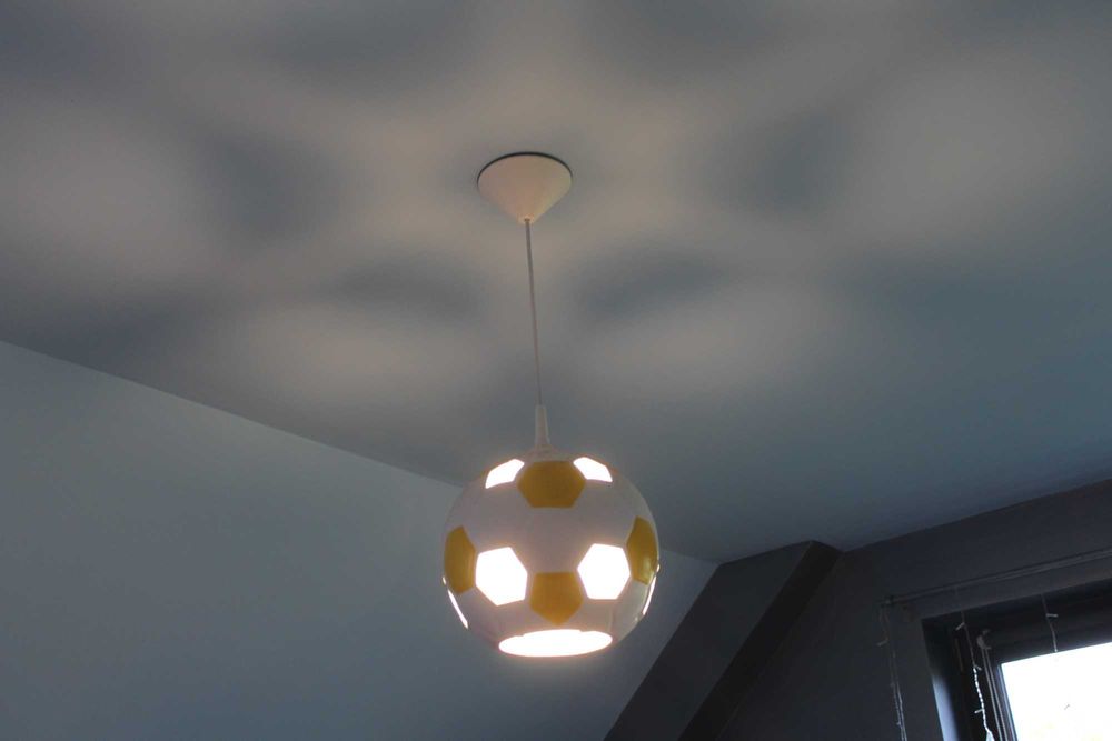 Lampa wisząca sufitowa żyrandol piłka ceramiczna SUPER STAN 2 kolory